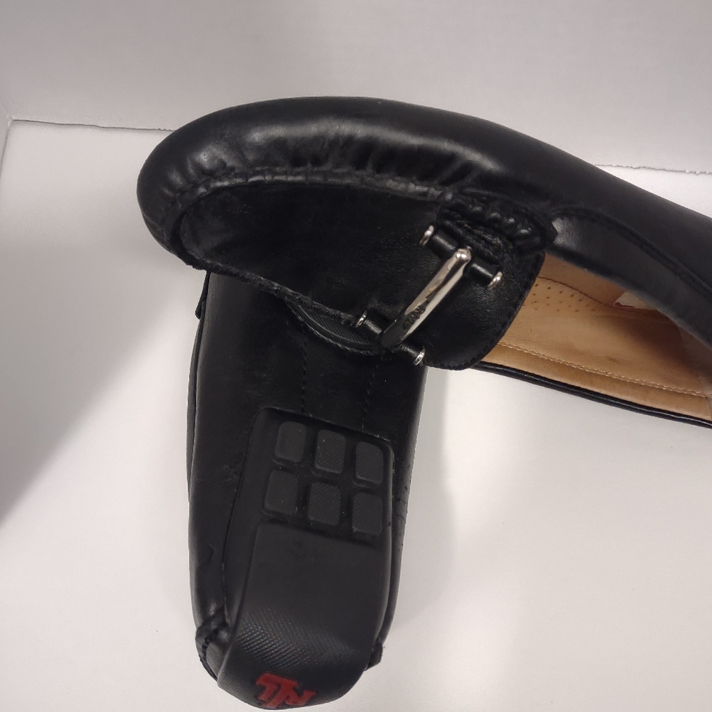 Ralph Lauren leather Driving Loafers black 6.5B - Picture 7 of 8